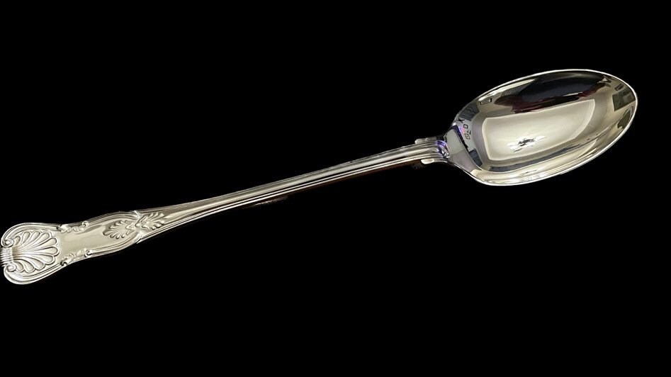 Gorgeous Vintage SHEFFIELD SILVER Co KINGS Large Solid Dressing