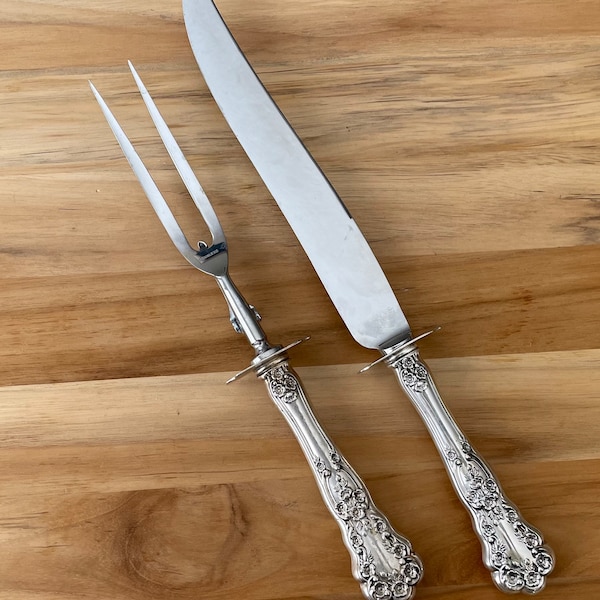 Antique Carving Set Etsy