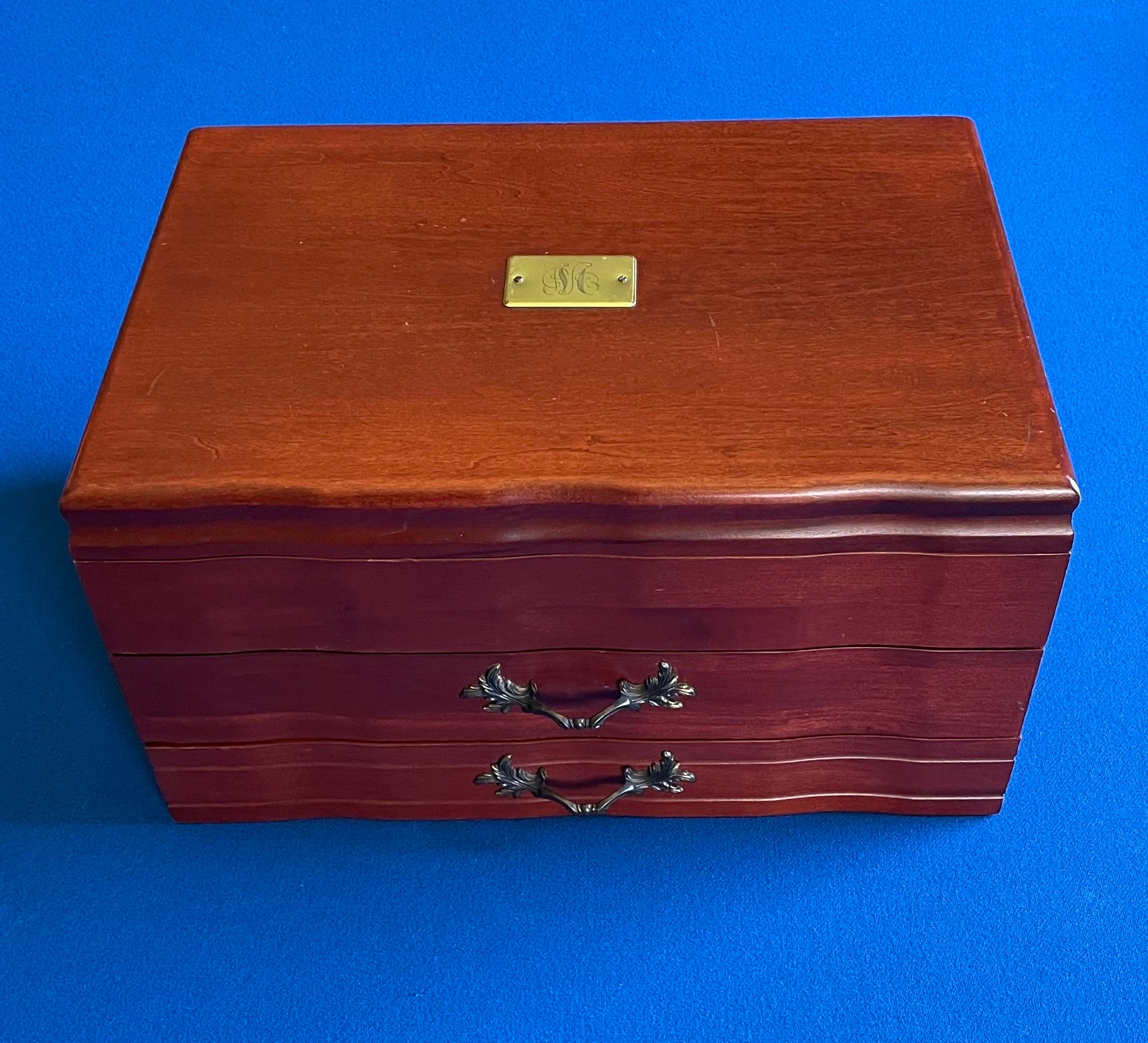 Silverware Storage Chest, Standing Silverware Chest on Legs