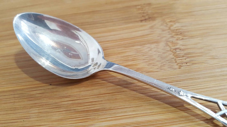 Antique Lunt Sterling 1908 MONTICELLO Youth5 O/'Clock Spoon 5 58 by George Lunt Mono E M G