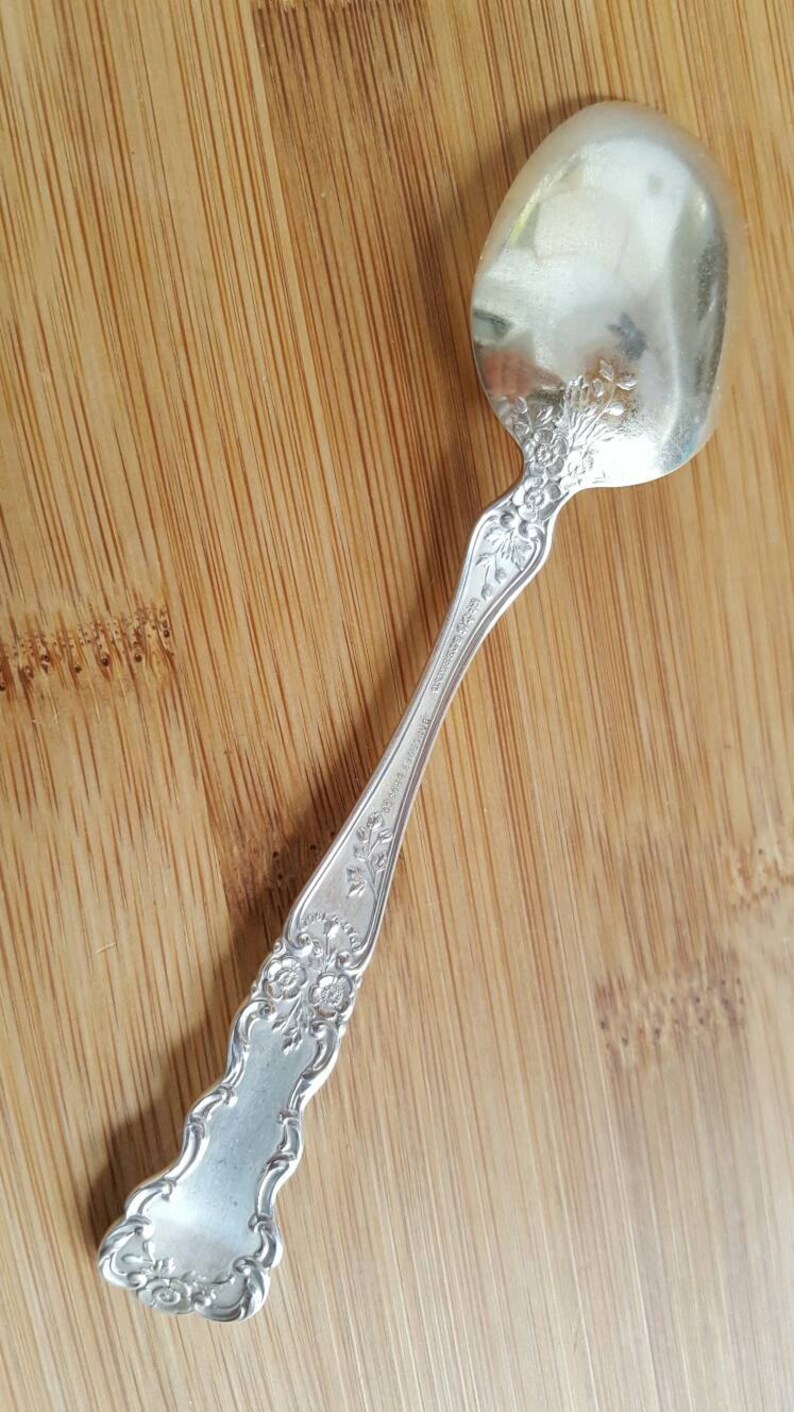 Antique GORHAM Sterling 1899 BUTTERCUP Gold Wash Bowl Youth Spoon 5 58