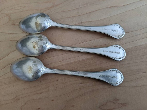 Antique Collectible NEW WILLARD HOTEL Teaspoon 6 Antique Collectible NEW WILLARD HOTEL Teaspoon 6