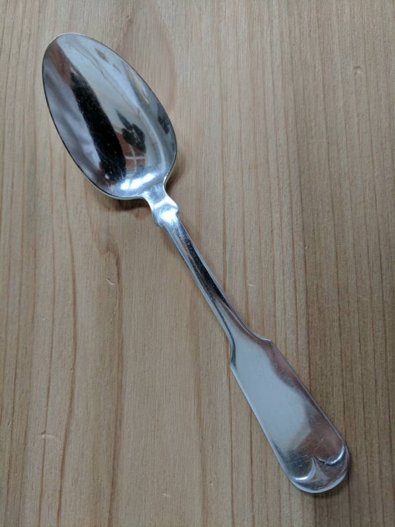 Antique Wm ROGERS /& Bros Silver 1858 TIPPED Teaspoon 5 78
