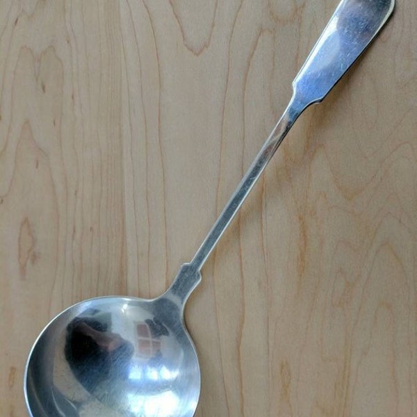 Vintage The BAILEY BANKS & BIDDLE Co Fine Silver Plate Soup Ladle 9 3/4"