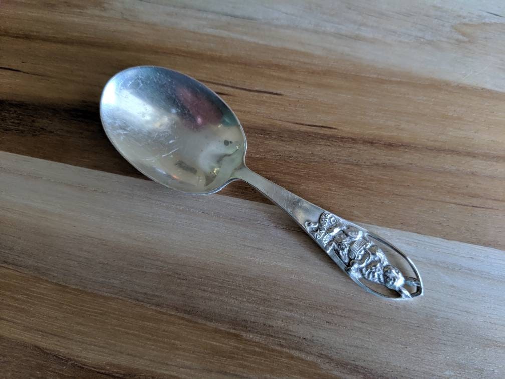 Antique WHITING Sterling Figural BUNNY Baby Spoon 4 1/8 Etsy
