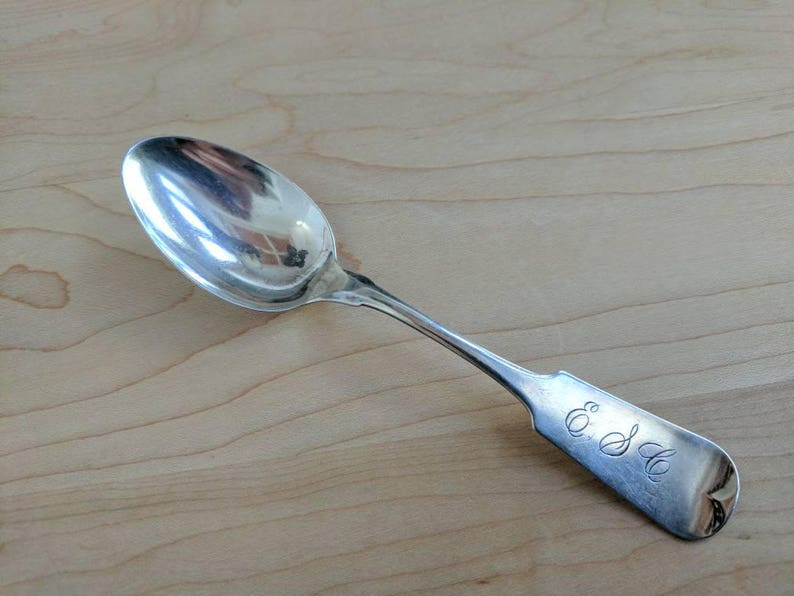 Set of 6 Antique TOWLE Sterling 1880 TIPPED Teaspoon 5 34
