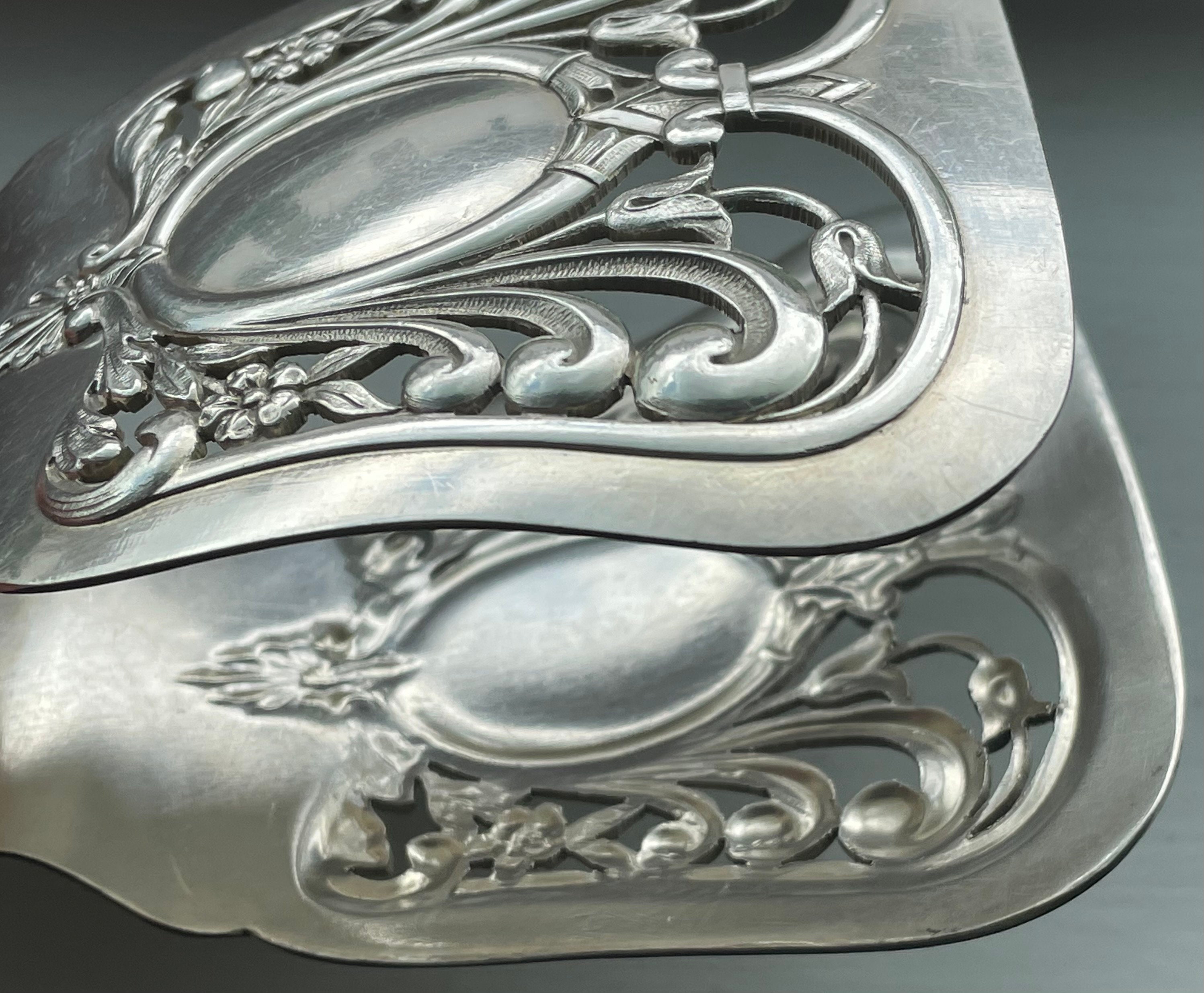 フランスアンティーク アスパラ用トング シルバー CAILAR BAYARD フランスアンティーク アスパラ用トング シルバー CAILAR BAYARD (L)(1