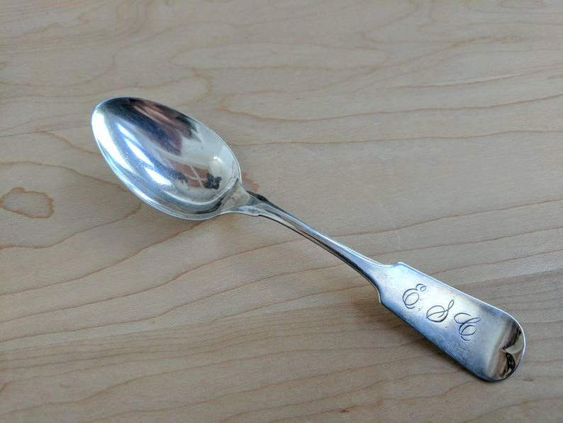 Set of 6 Antique TOWLE Sterling 1880 TIPPED Teaspoon 5 34