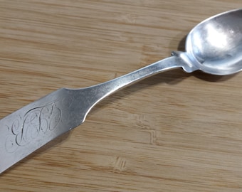 Antikes Sammlerstück P. GRIFFEN Münze Silber 1872 FIDDLE Teelöffel 6"