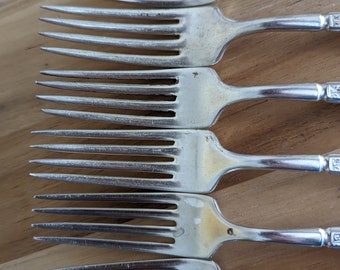 アンティーク 1847 ROGERS Bros 1919 AMBASSADOR インデント ディナー