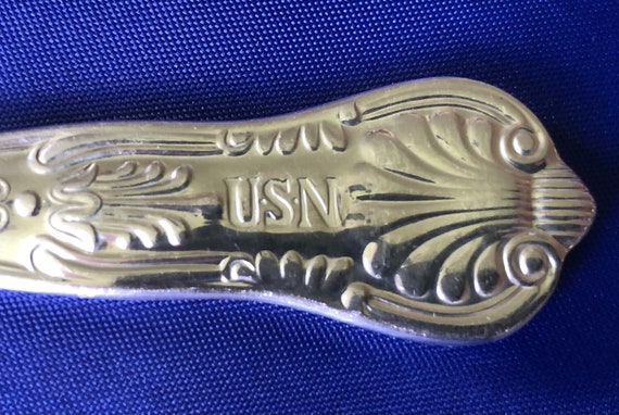 US.Navy アメリカ海軍 ヴィンテージ スプーンブレスレット U.S.N