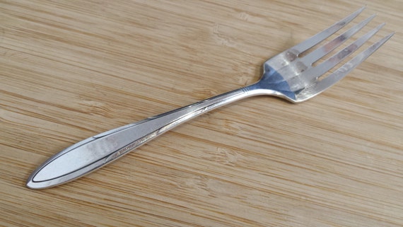 Set of 4 Vintage Oneida /" Royal Rose /" Dessert Salad Forks Nobility Plate