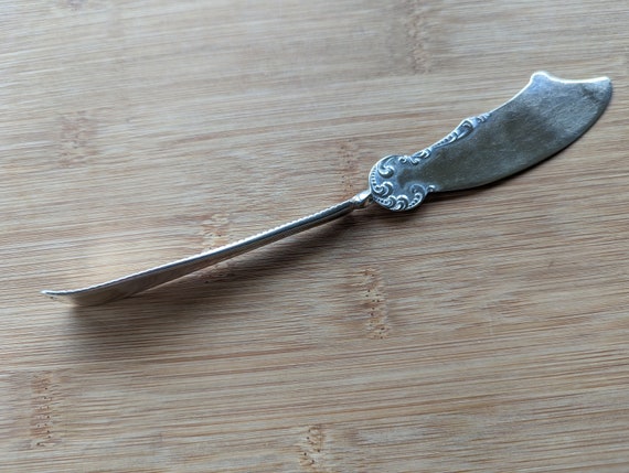 BIRKS STERLING 銀製 アンティーク　レター　オープナー Antique RC Silver 1901 ORLEANS Twisted Handle Master Butter Knife