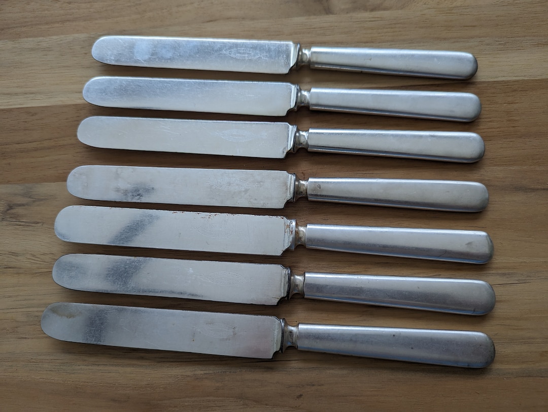Rare Antique 1847 Rogers Bros 1876 WINDSOR Blunt Solid Dinner