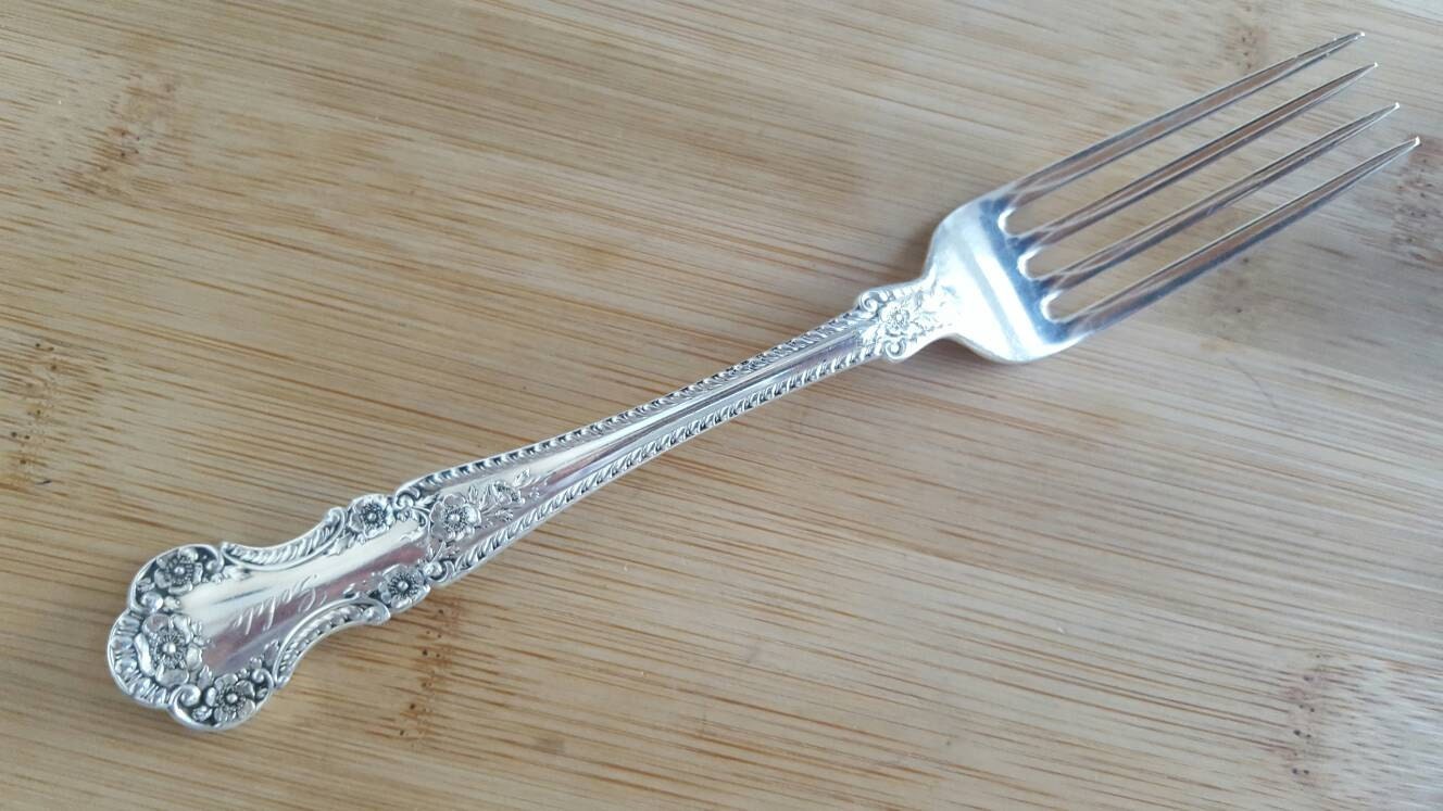 Antique Collectible GORHAM Sterling 1899 CAMBRIDGE Dinner Fork 7 1