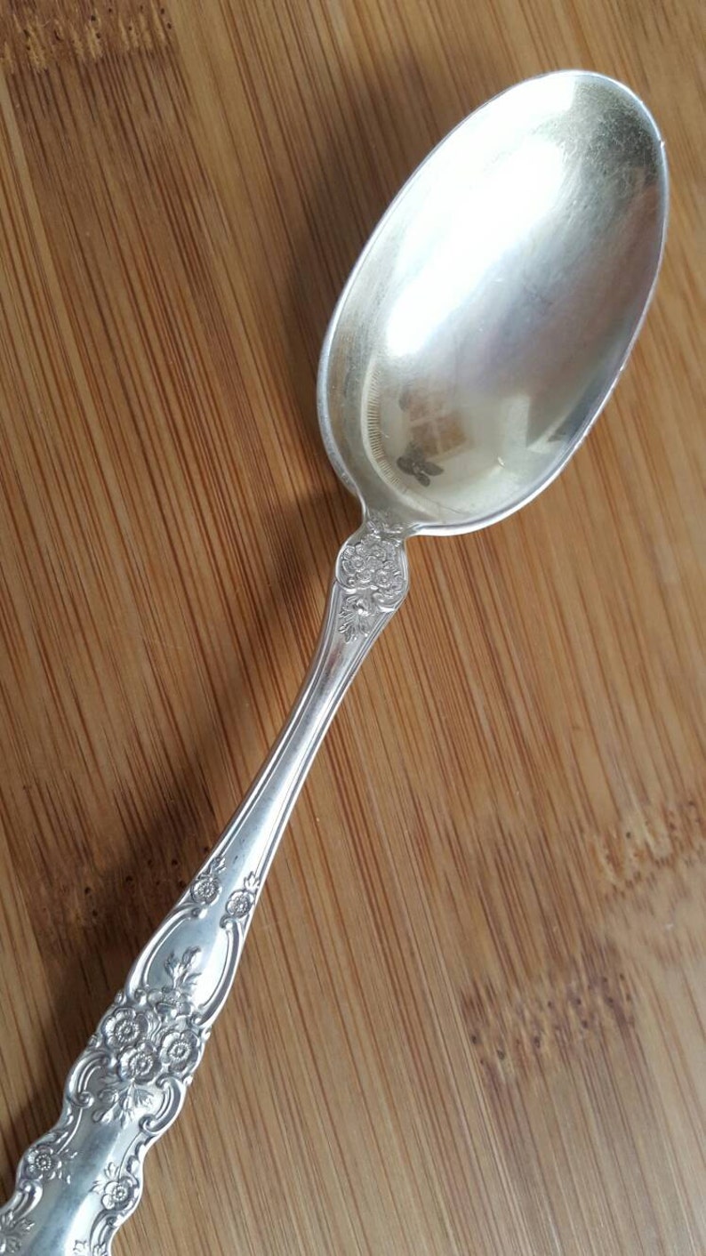 Antique GORHAM Sterling 1899 BUTTERCUP Gold Wash Bowl Youth Spoon 5 58