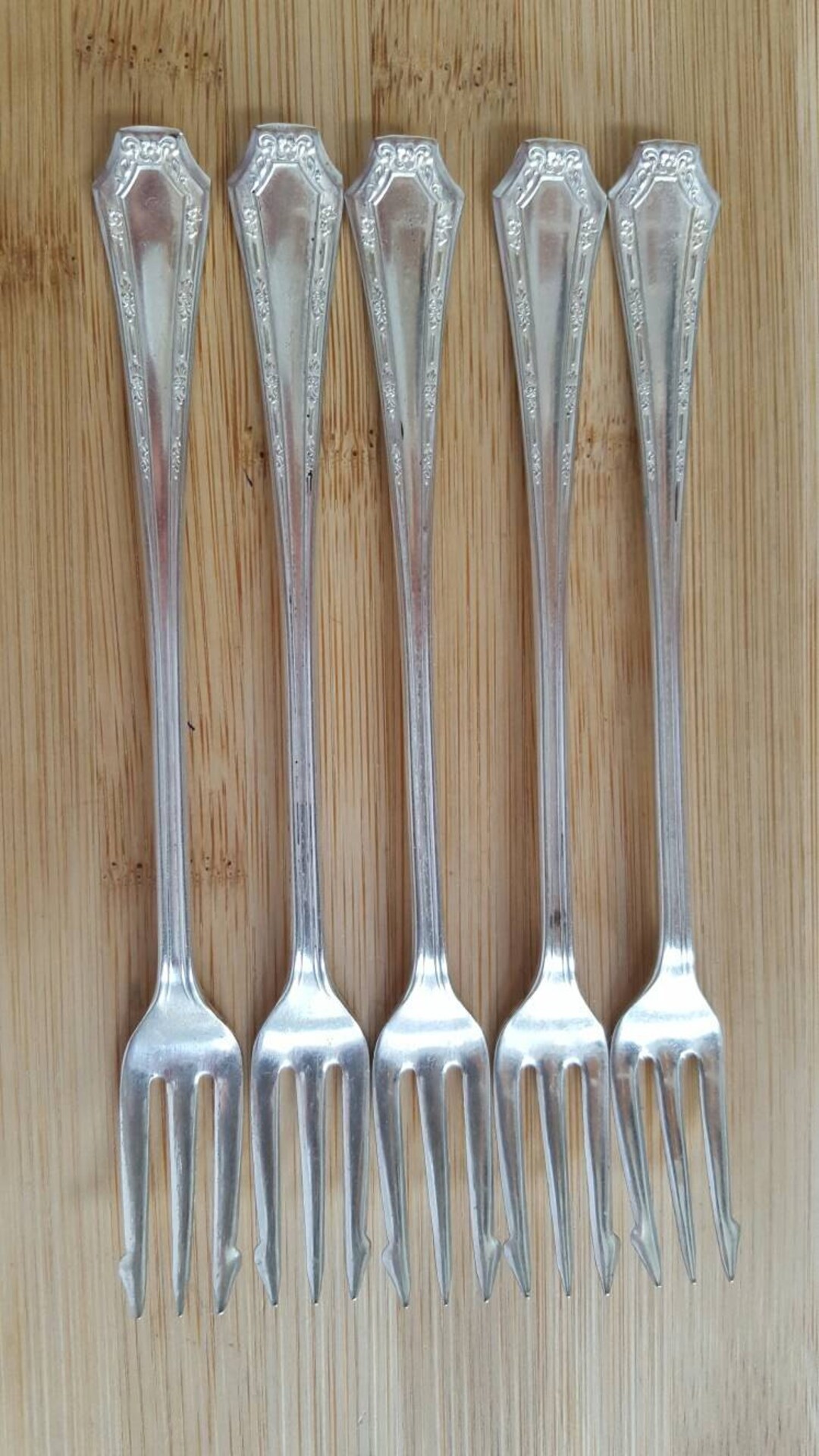 Antique FAIRFIELD 1915 ALPHA Cocktail/seafood Fork 6 Etsy