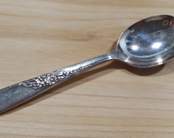 Vintage Wm A ROGERS 1954 ENDEARABLE Baby Spoon 4 1/4"