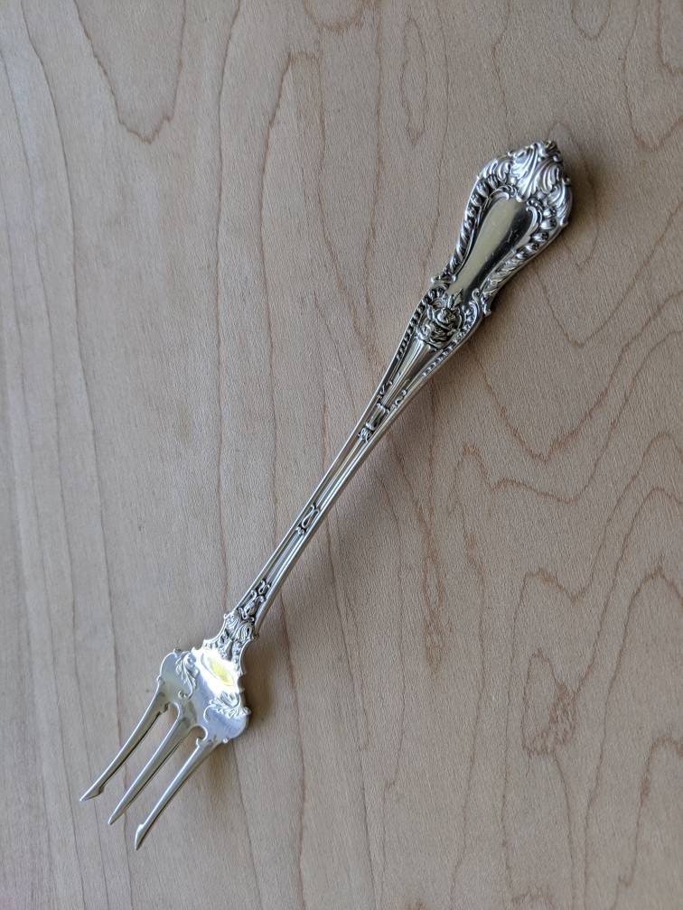 Sterling Silver Oyster Fork - Etsy