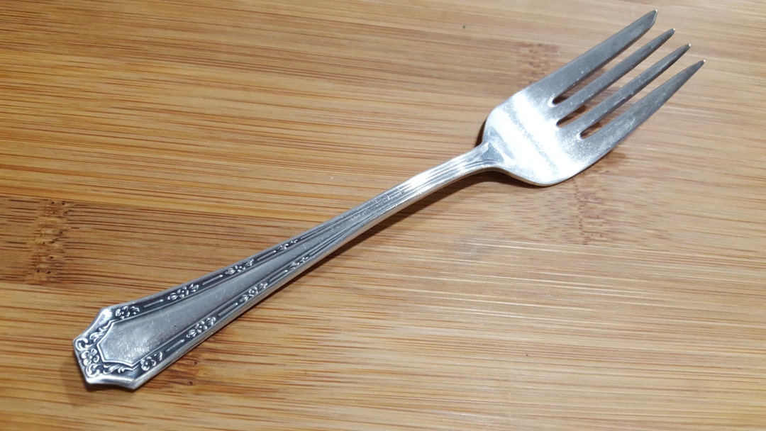 Antique FAIRFIELD Silver 1915 ALPHA Salad/dessert Fork Etsy