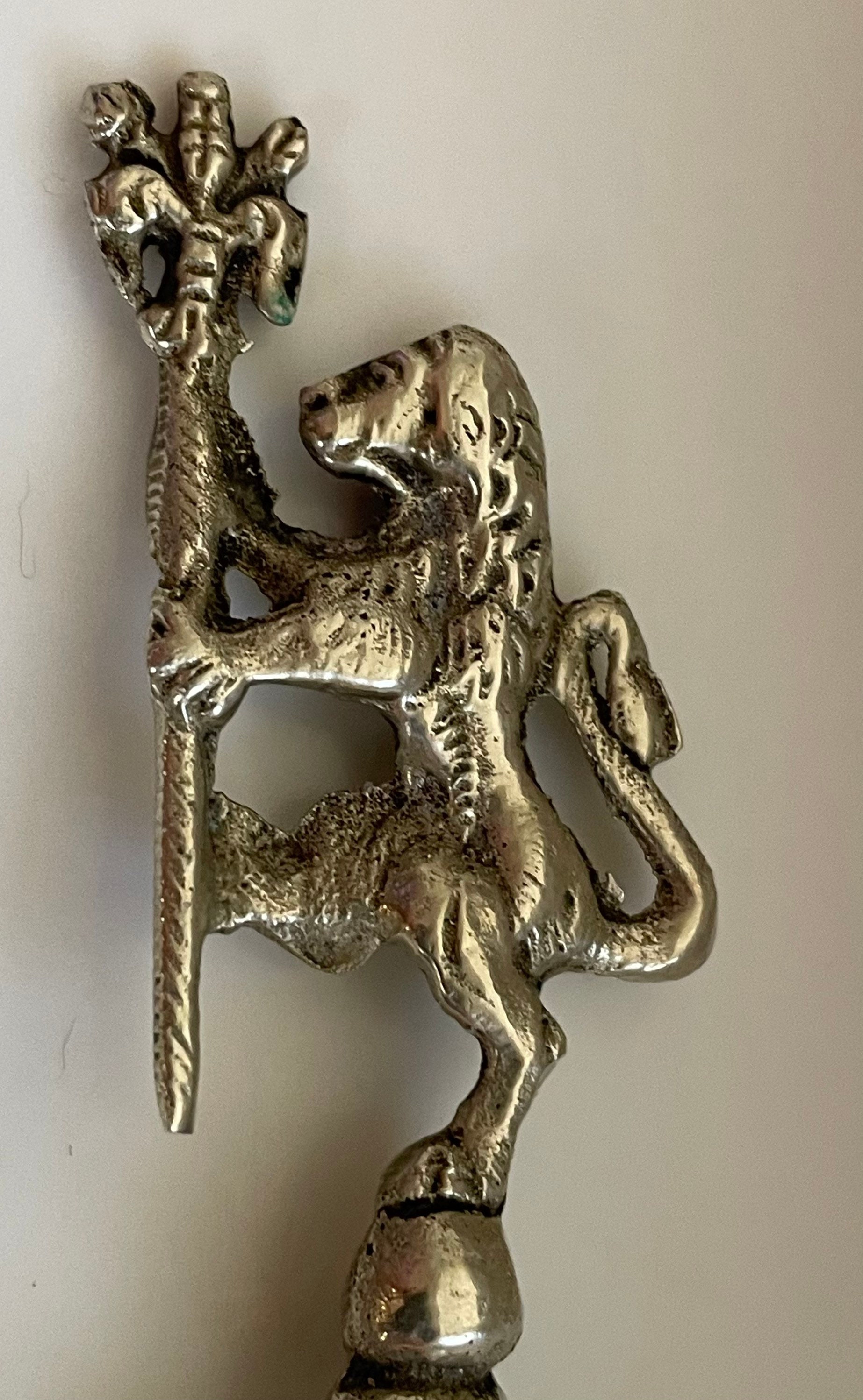 希少なヴィンテージ UGO BELLINI イタリア製 ライオン/天使 装飾