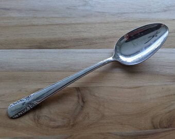 Antique Wm ROGERS Mfg 1938 TALISMAN Serving Tablespoon 8 1/2"