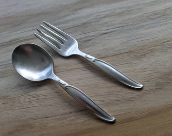 Baby Shower Antique Silver Plated Baby Spoon Wm A Rogers Collectible Silver Infant Gift Harmony Pattern Antique Gift c1938 Baby Gift