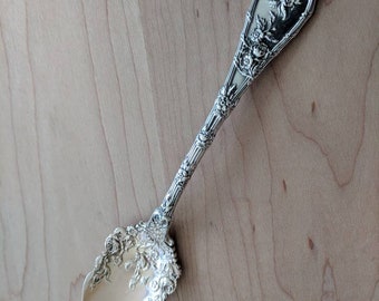 アンティーク W W WATTLES スターリング 1865 IVY デザート/オーバル