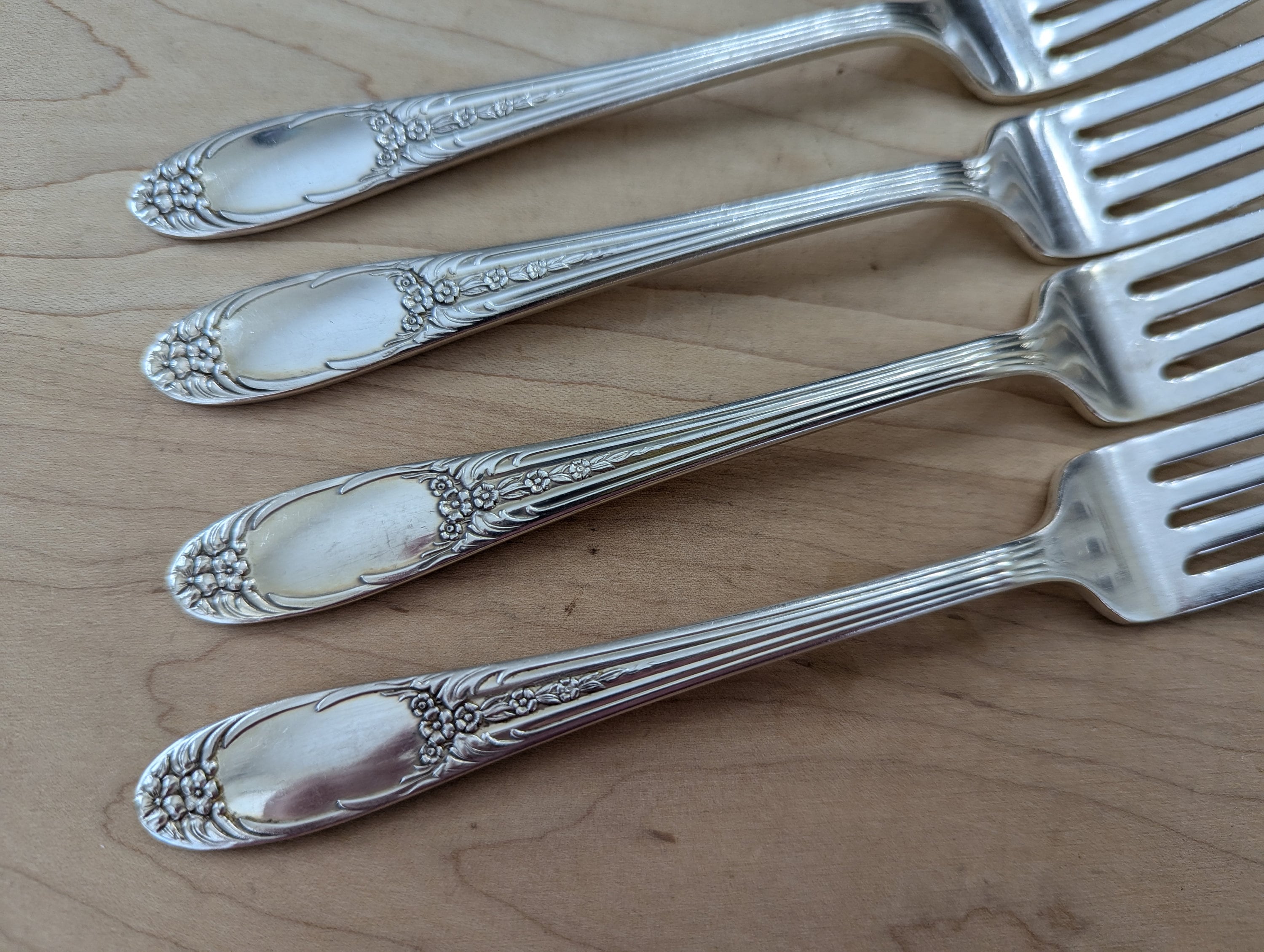 アンティーク ナショナル シルバー 1930 ナショナル フォー