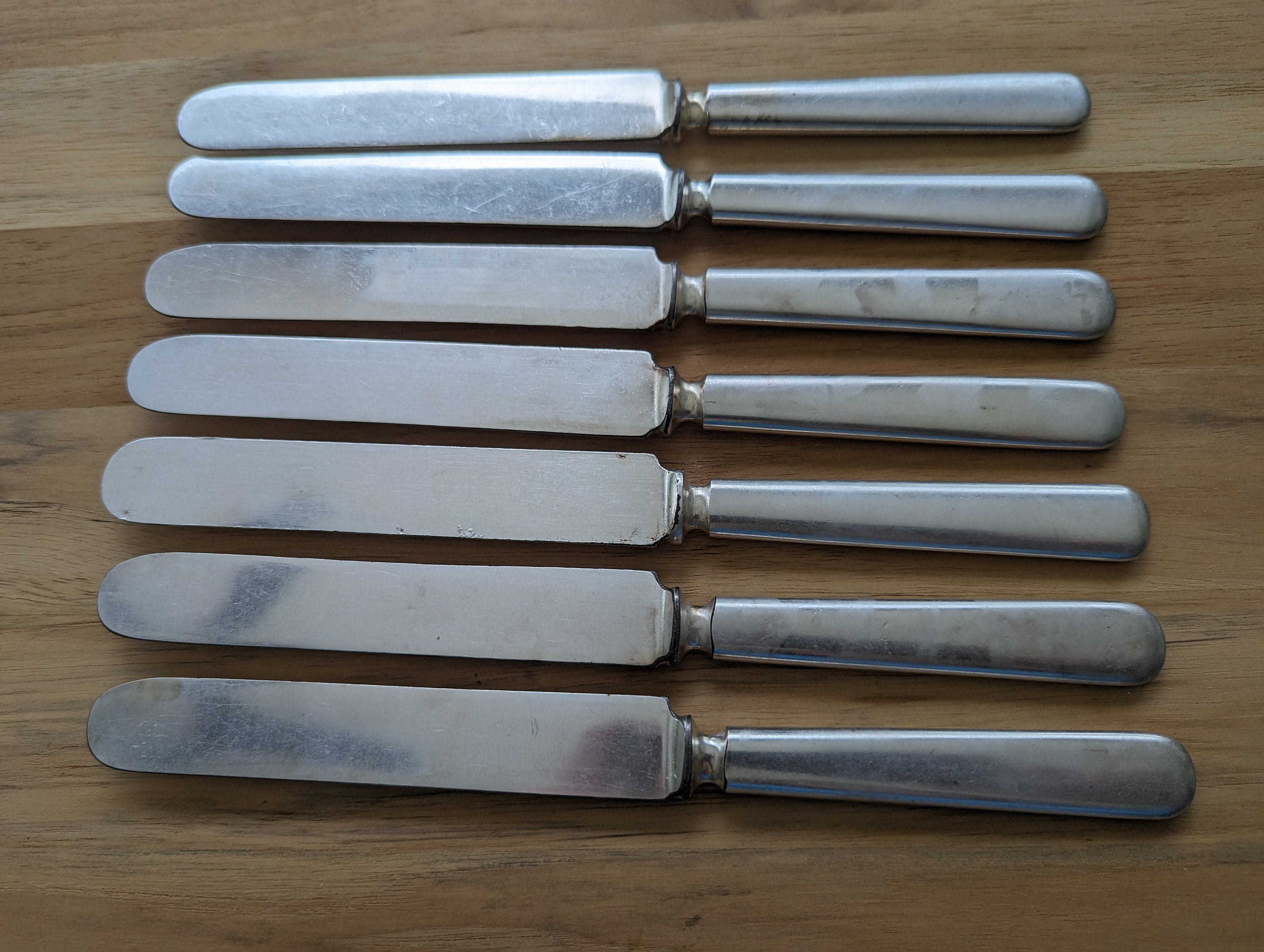 Rare Antique 1847 Rogers Bros 1876 WINDSOR Blunt Solid Dinner