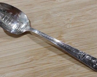 Vintage Collectible Wm Rogers GEORGE WASHINGTON Presidential Souvenir Teaspoon, Set of 2