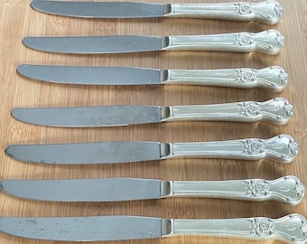 Vintage Old Company Silver 1960 SIGNATURE Modern Hollow Dinner
