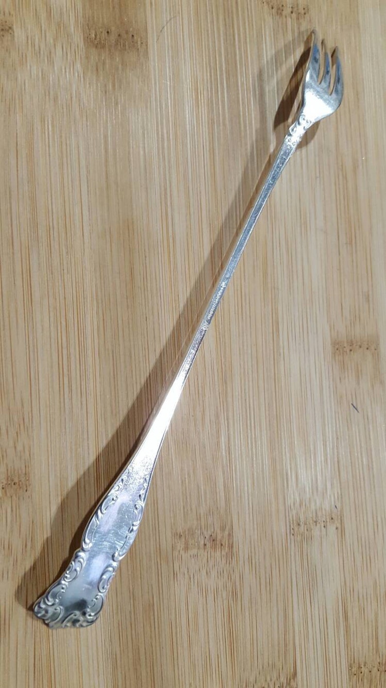 Antique ROGERS Bros 1901 OXFORD Long Handle Olive/pickle Fork Etsy