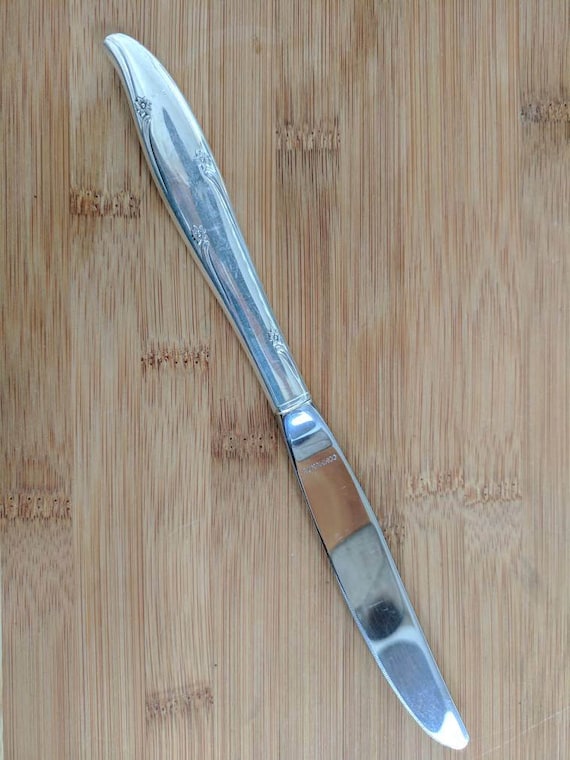 Vintage ONEIDA Community 1960 SILVER FLOWER Modern Hollow Dinner
