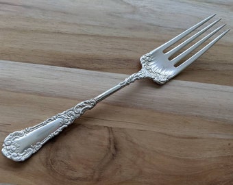 Antike Wm Rogers & Son 1894 YALE Buffet / kaltes Fleisch Serviergabel 22 cm