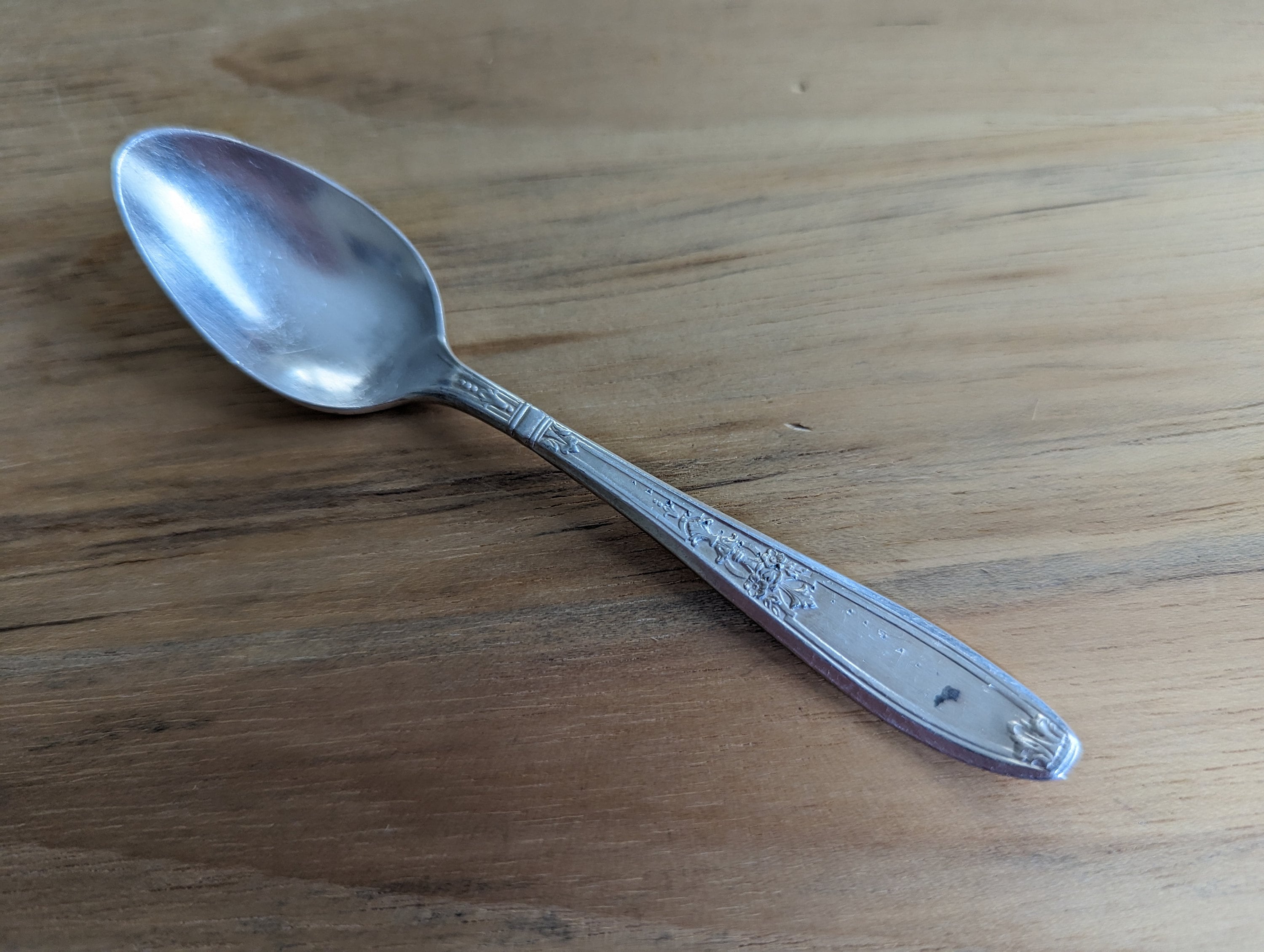Antique 1847 Rogers Bros Silver 1919 AMBASSADOR Demitasse Spoon 4