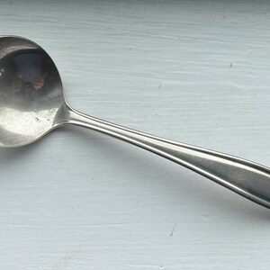 Antique National Silver Art Deco Small Sauce/Mayo Ladle 5&quot;