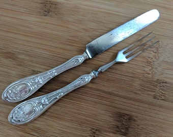 Vintage ALVIN Sterling 1940 CHATEAU ROSE New French Hollow Dinner