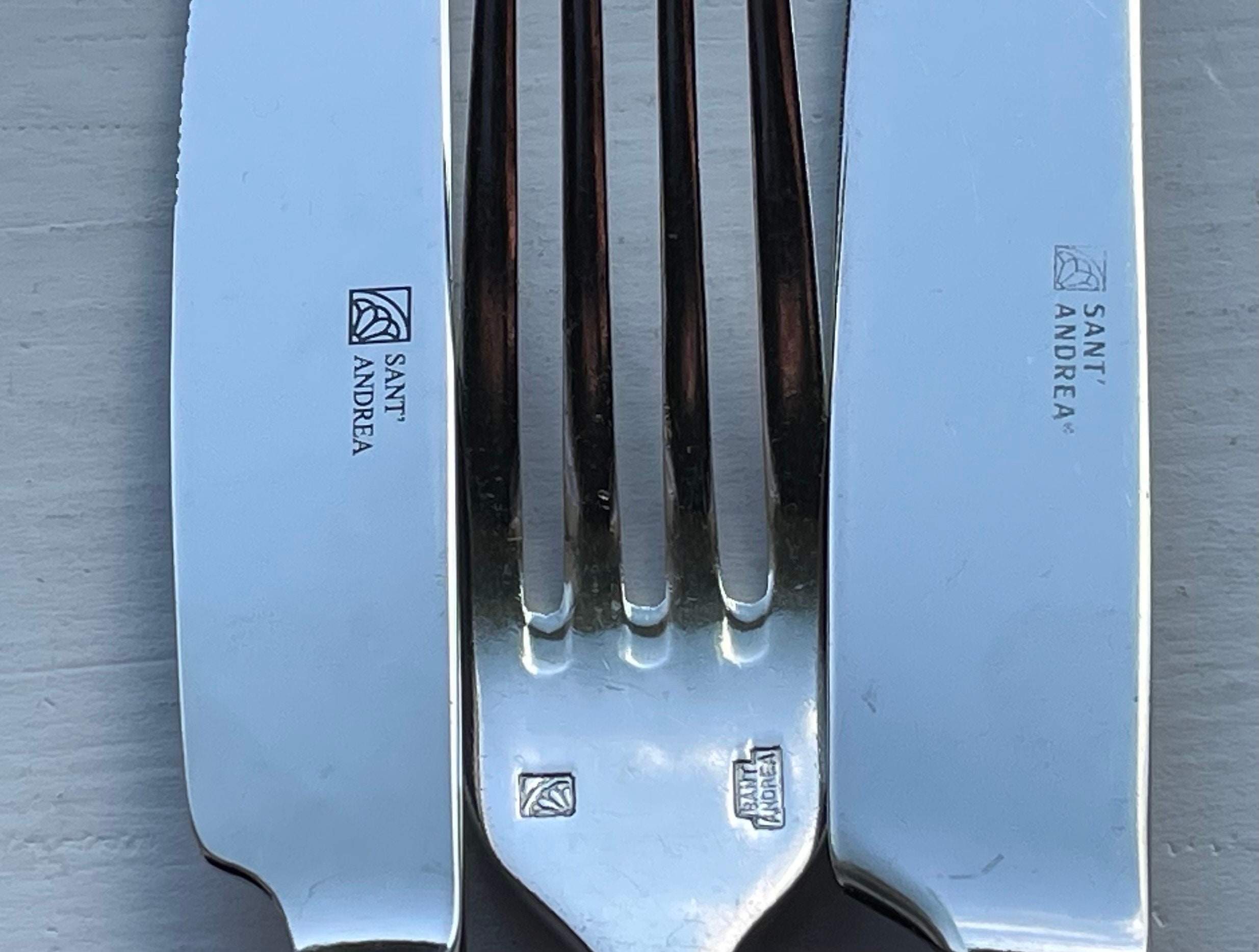 SANT'ANDREA カトラリー セット（2名用） Vintage Elegant Collectible SANT ANDREA Stainless MASCAGNI 