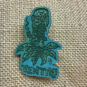 Tiki Tony designed Ventiki Tiki Bar Pin Free Shipping in USA