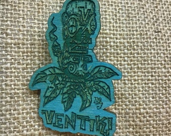 Tiki Tony designed Ventiki Tiki Bar Pin Free Shipping in USA
