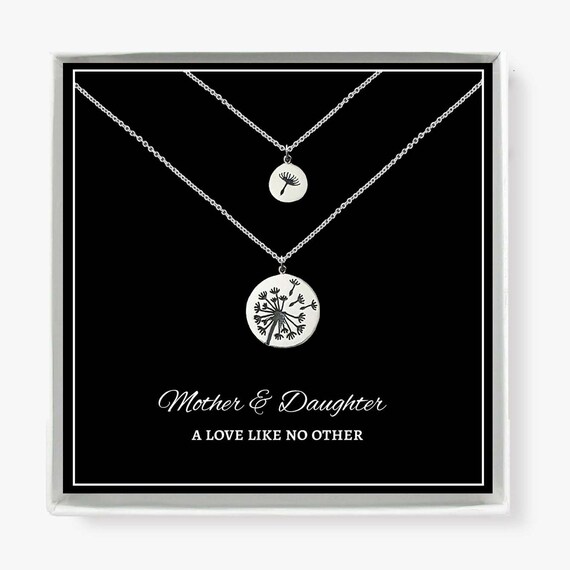 Mother Daughter Necklace Sterling 