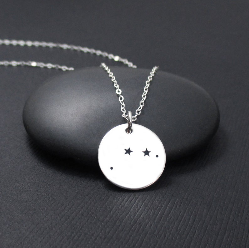 Aries Constellation Necklace Sterling Silver Aries Necklace - Etsy