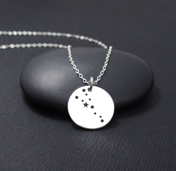 Taurus Constellation Necklace Sterling 