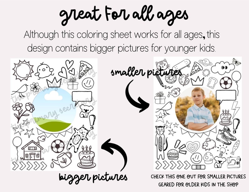 Custom Coloring Page - Instant Download - Etsy
