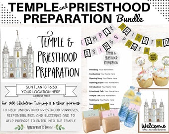 Temple and Priesthood Preparation Flyer Program Bundle