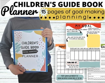 Children's Guide Book Goal Setting Planner