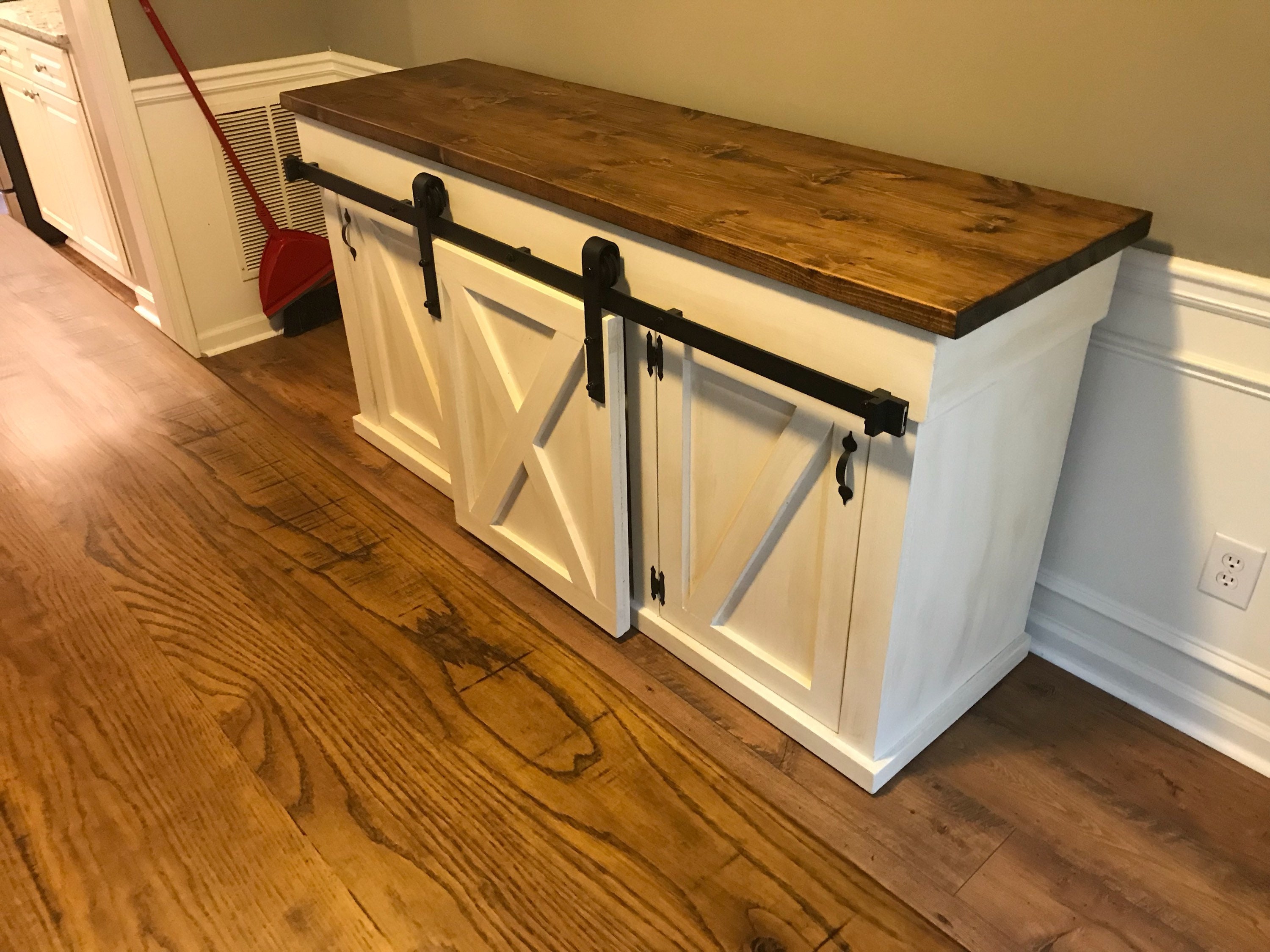Sliding Barn Door Cabinet