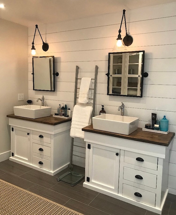 SSWW Bathroom Vanity- Cabinet door with 3 drawers