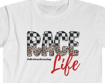 Personalized Race Life T-Shirt, Dirt Track Racing Family Tee